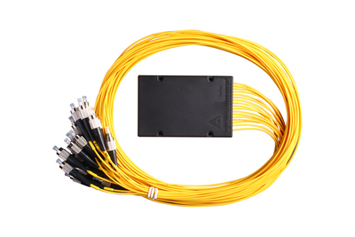 1x8 Box Type PLC Splitter with output fiber and connector for FTTX