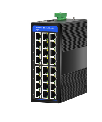 Managed, Industrial Ethernet Switch,  24 x 10/100/1000M Base-TX