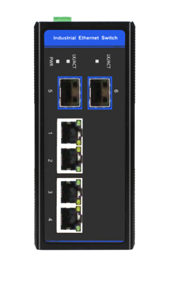 POE Switch, 4 x 10/100M Base-TX + Uplink 2 x 100M Base-TX, 72W Budget